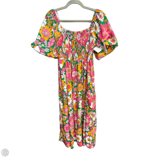 Dress Casual Maxi By Umgee In Floral Print, Size: S