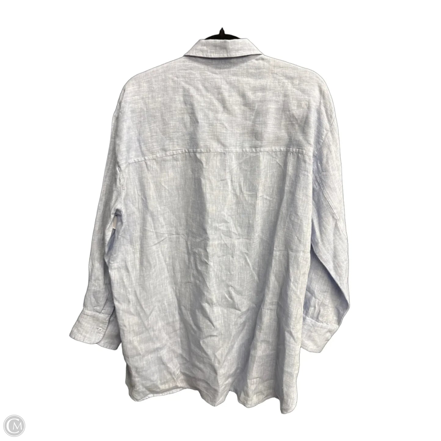 Blouse Long Sleeve By Haven In Blue, Size: M