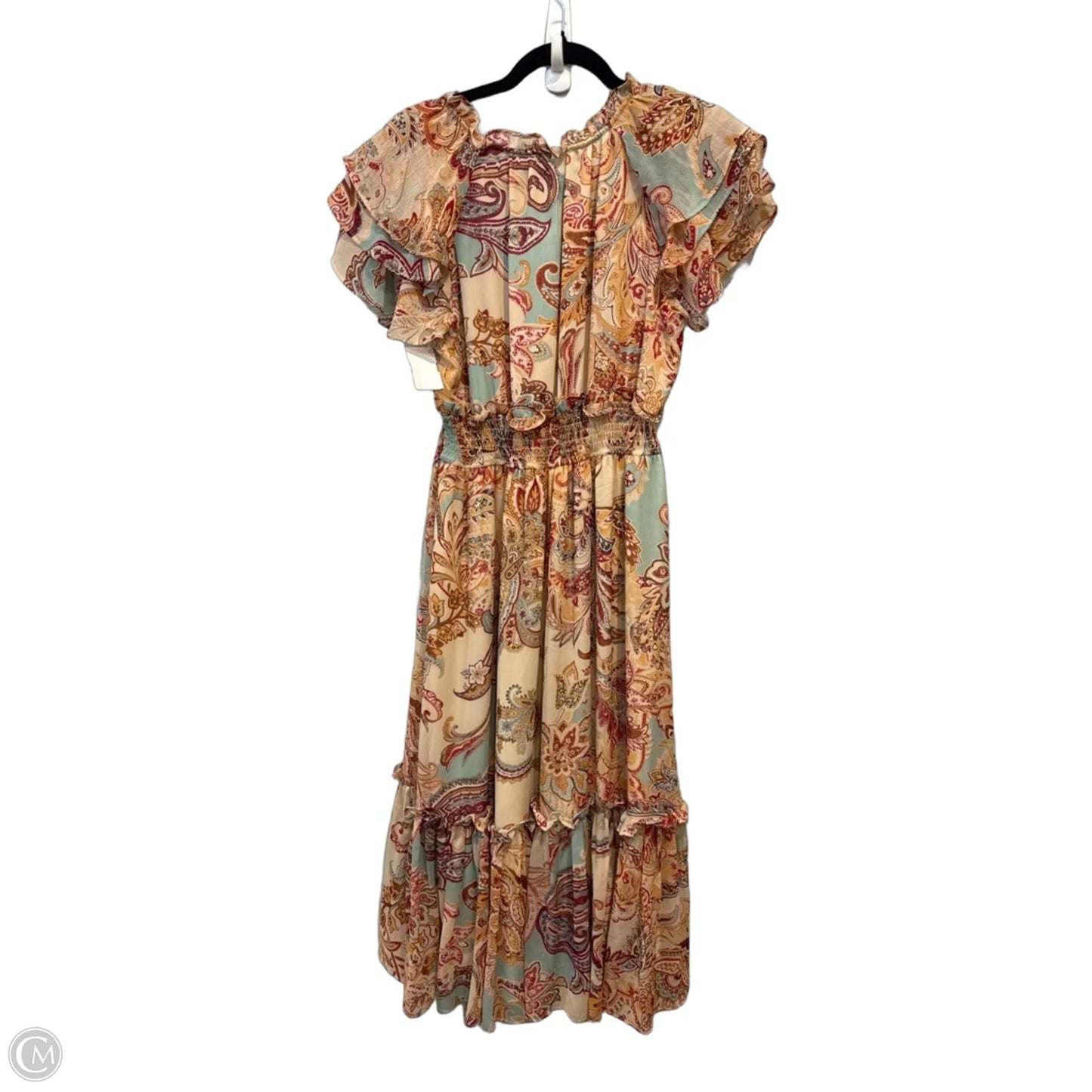 Dress Casual Maxi By By The River In Paisley Print, Size: M