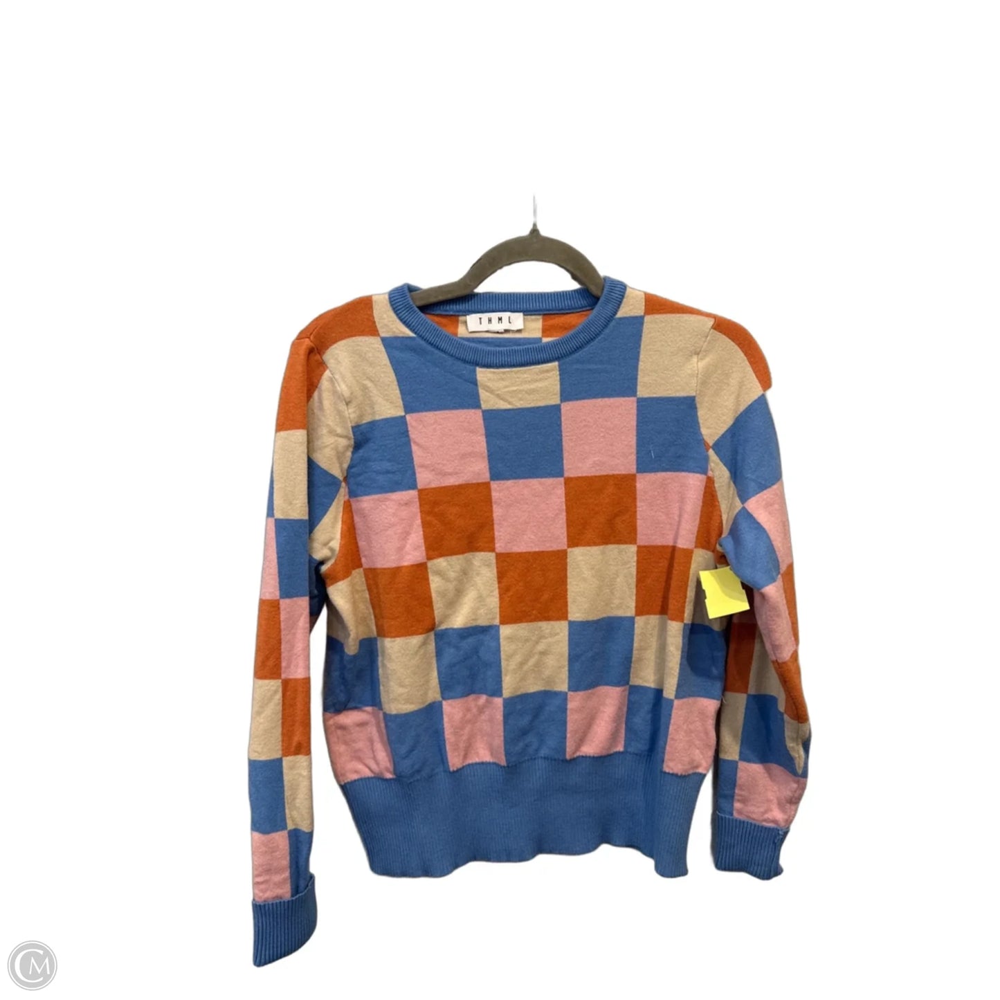 Sweater By Thml In Checkered Pattern, Size: Xs