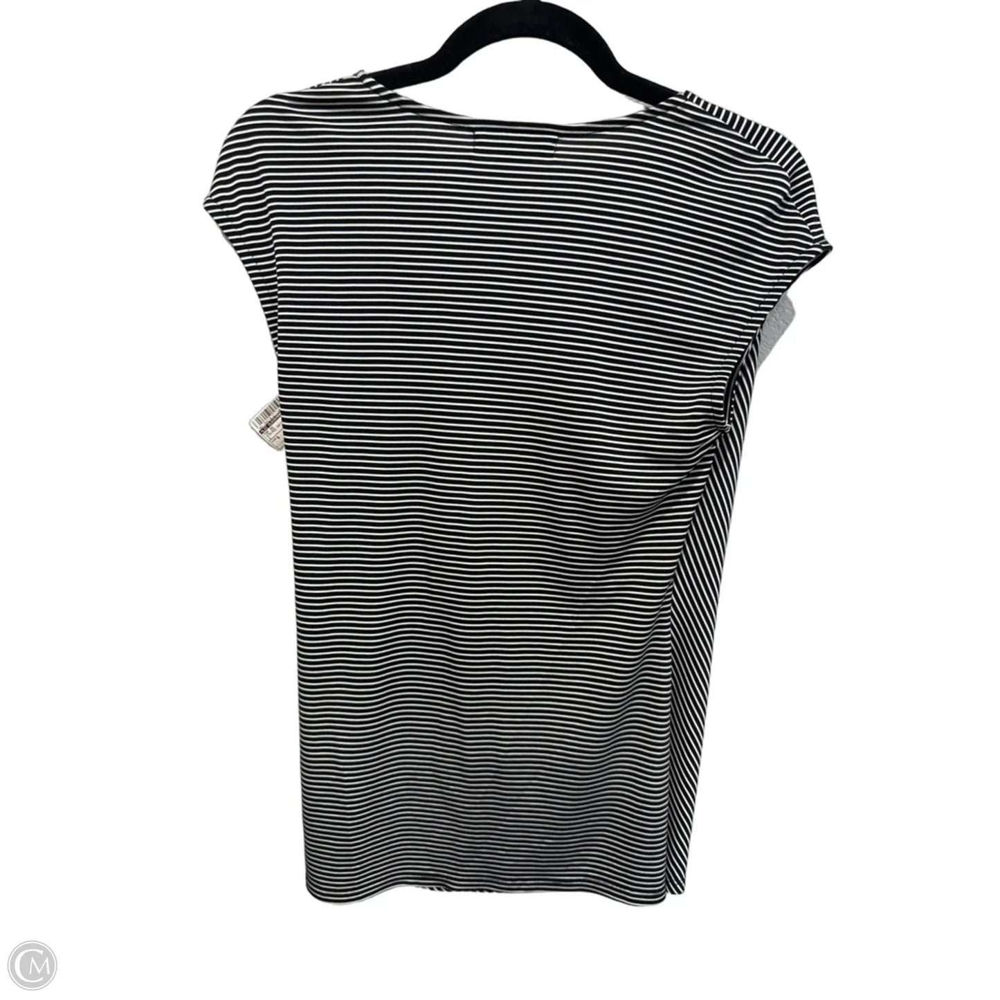 Top Short Sleeve By Liz Claiborne In Striped Pattern, Size: S