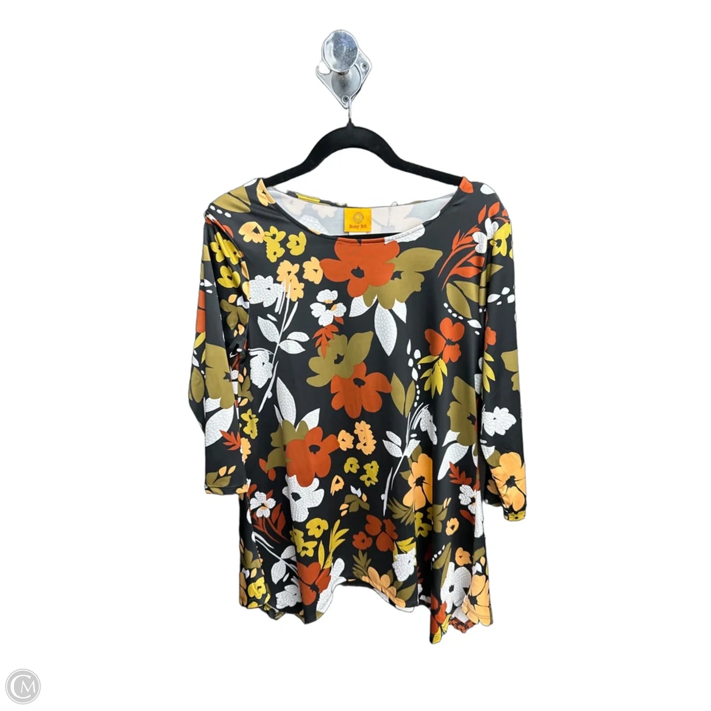 Top Long Sleeve By Ruby Rd In Floral Print, Size: S