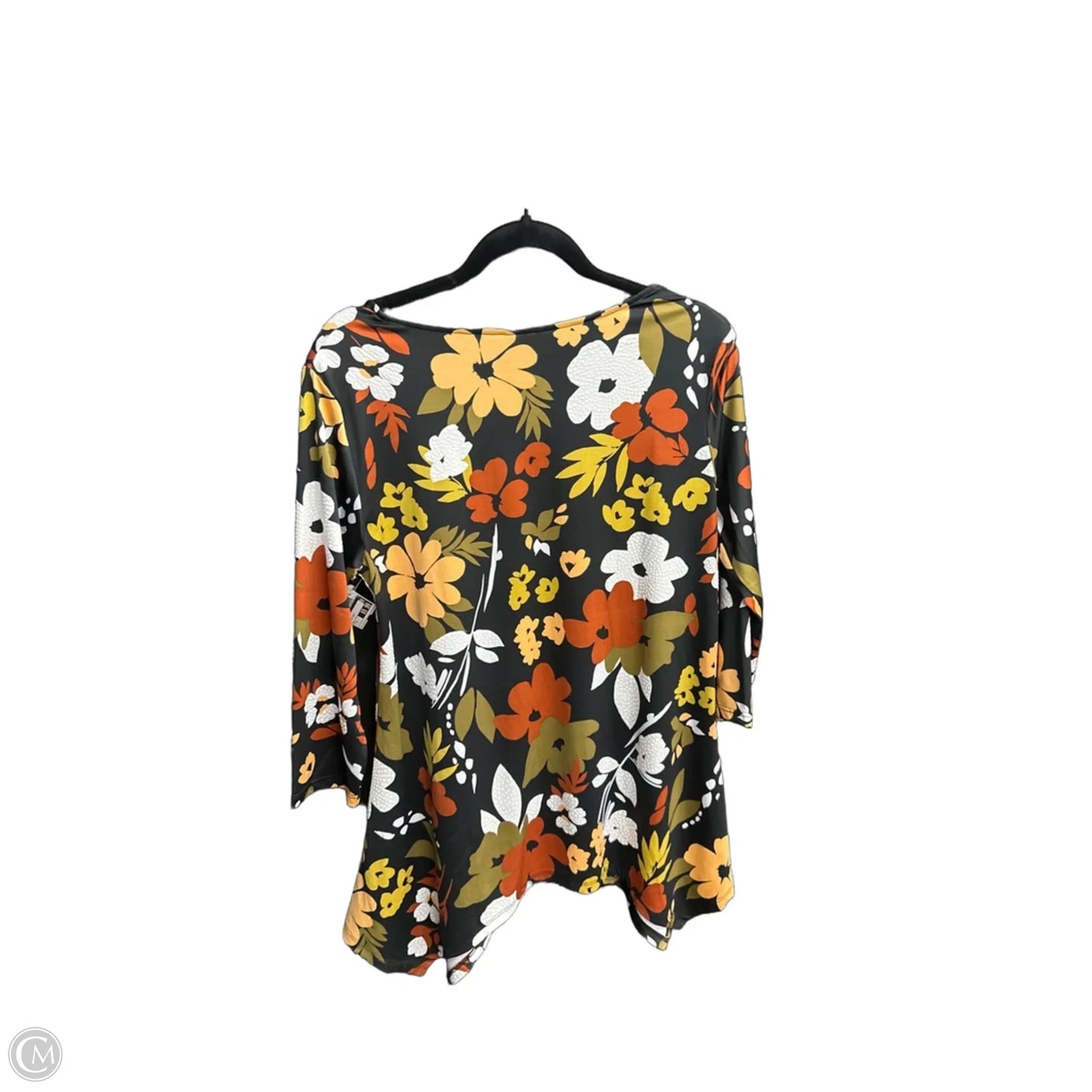 Top Long Sleeve By Ruby Rd In Floral Print, Size: S