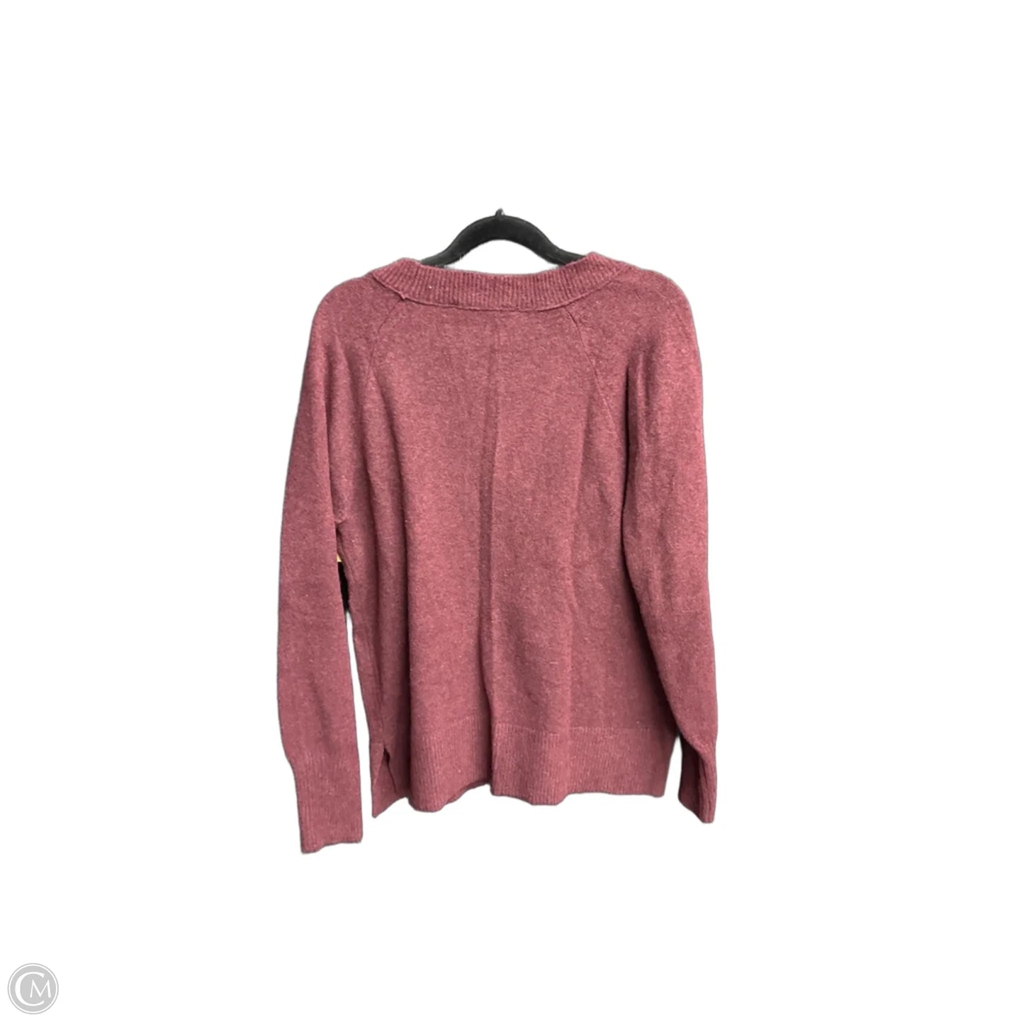 Sweater By Loft In Maroon, Size: S