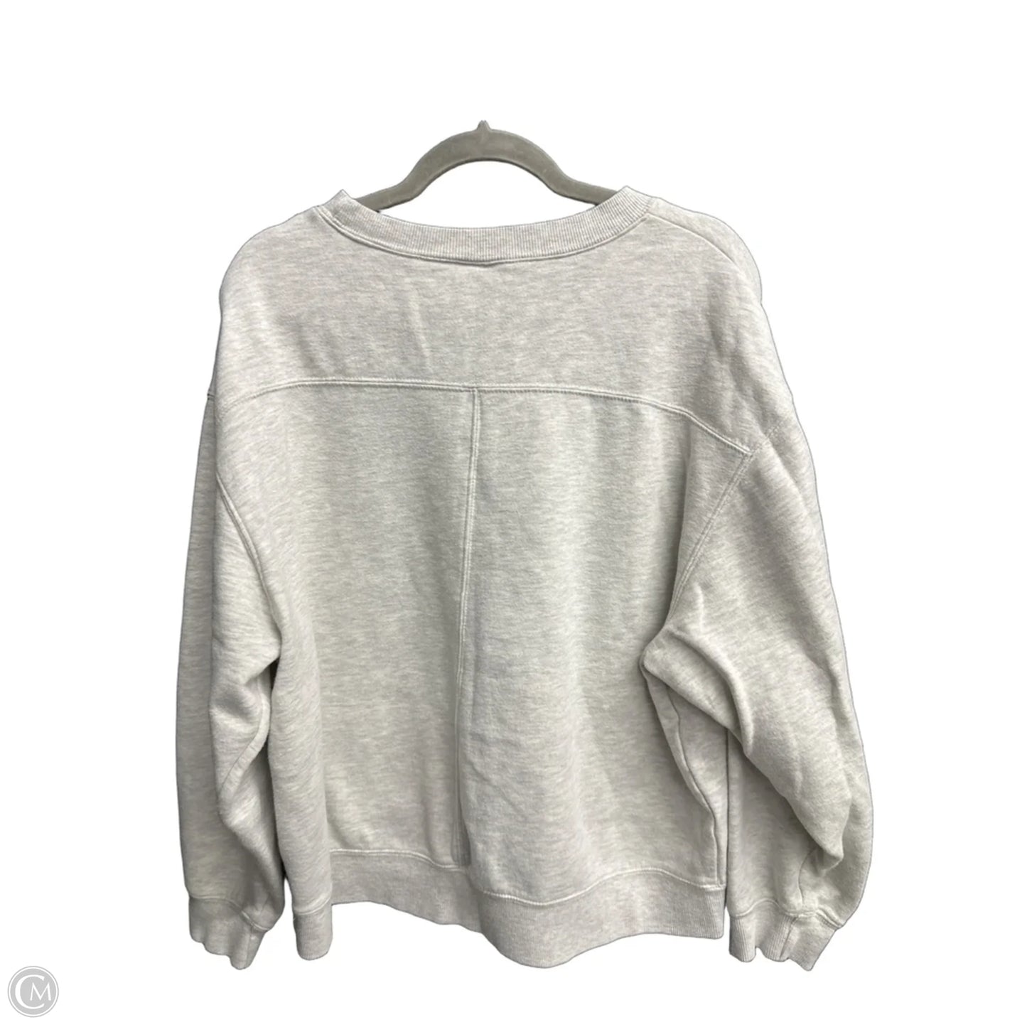 Sweatshirt Crewneck By Chicka-d In Grey, Size: L
