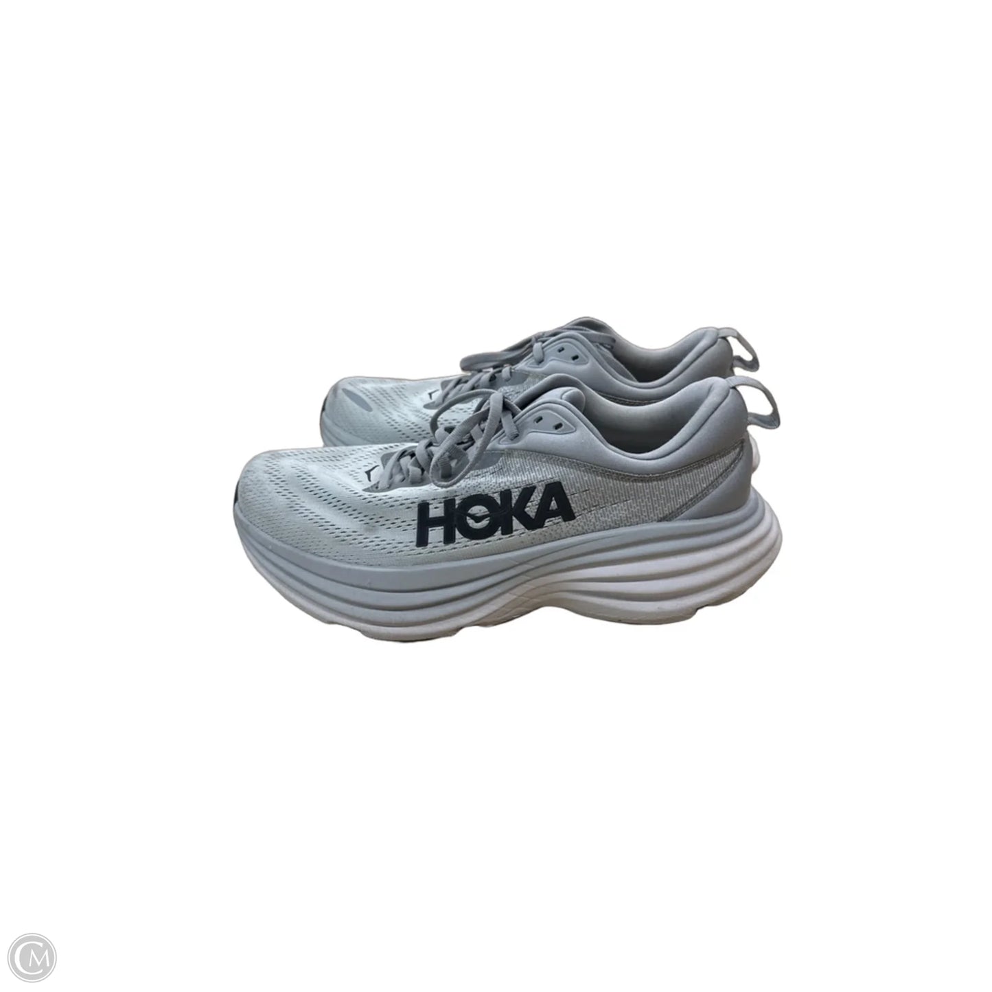 Shoes Athletic By Hoka In Grey, Size: 8