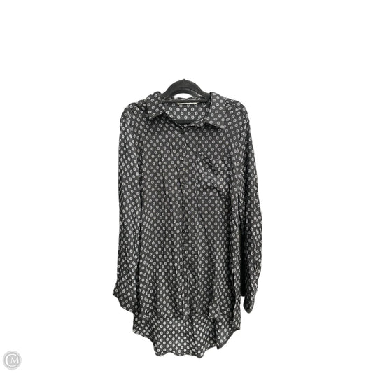 Top Long Sleeve By Solitaire In Black, Size: M