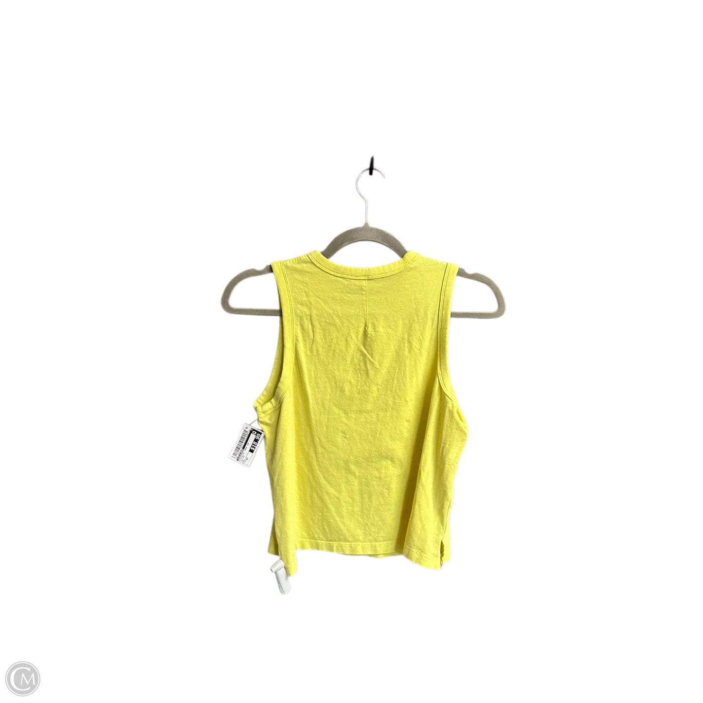 Athletic Tank Top By Lululemon In Yellow, Size: Xs