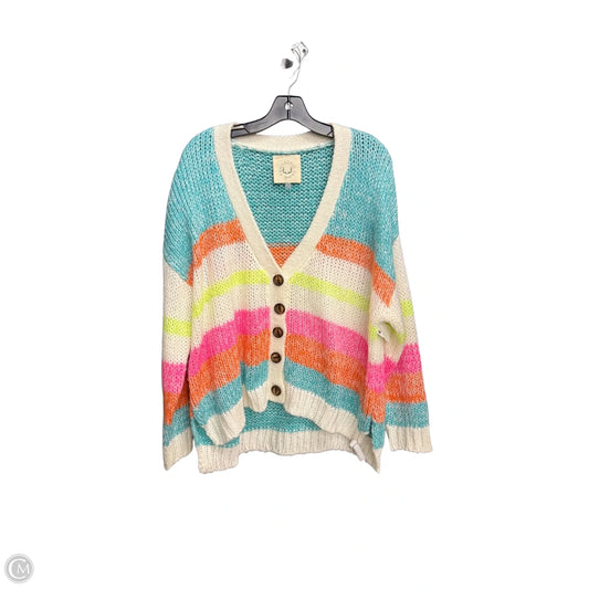 Sweater By Fantastic Fawn In Striped Pattern, Size: M