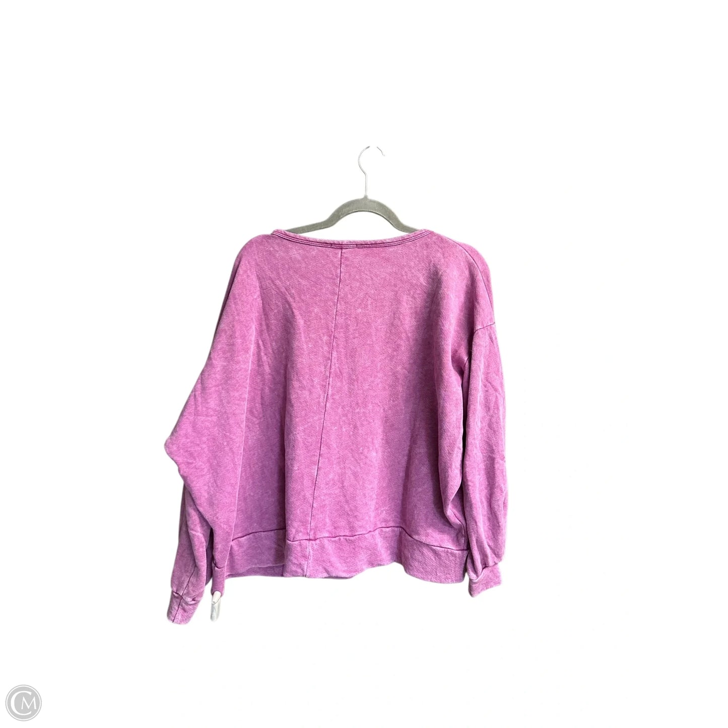 Top Long Sleeve By Pink Lily In Purple, Size: S