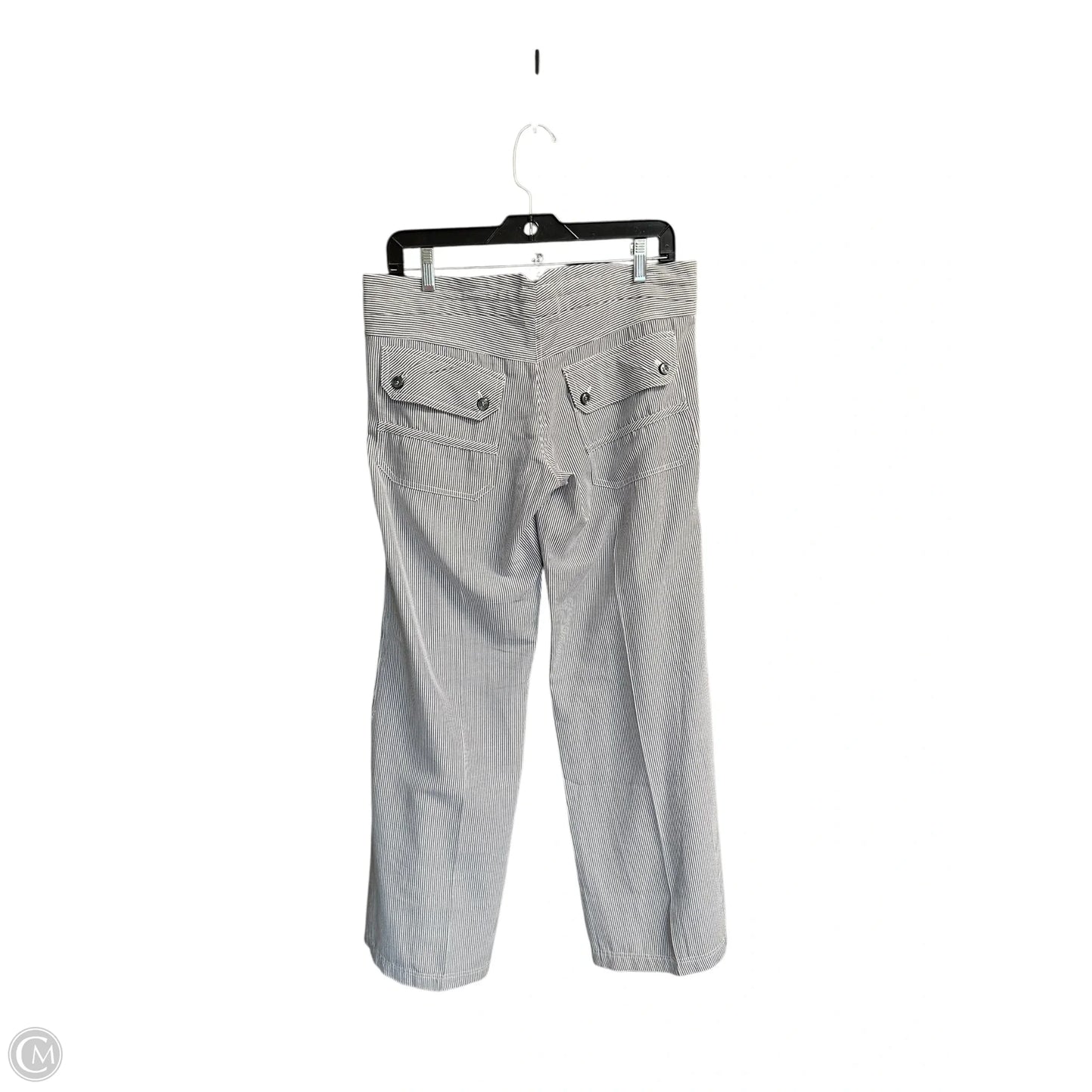 Pants Cropped By Clothes Mentor In Striped Pattern, Size: 2