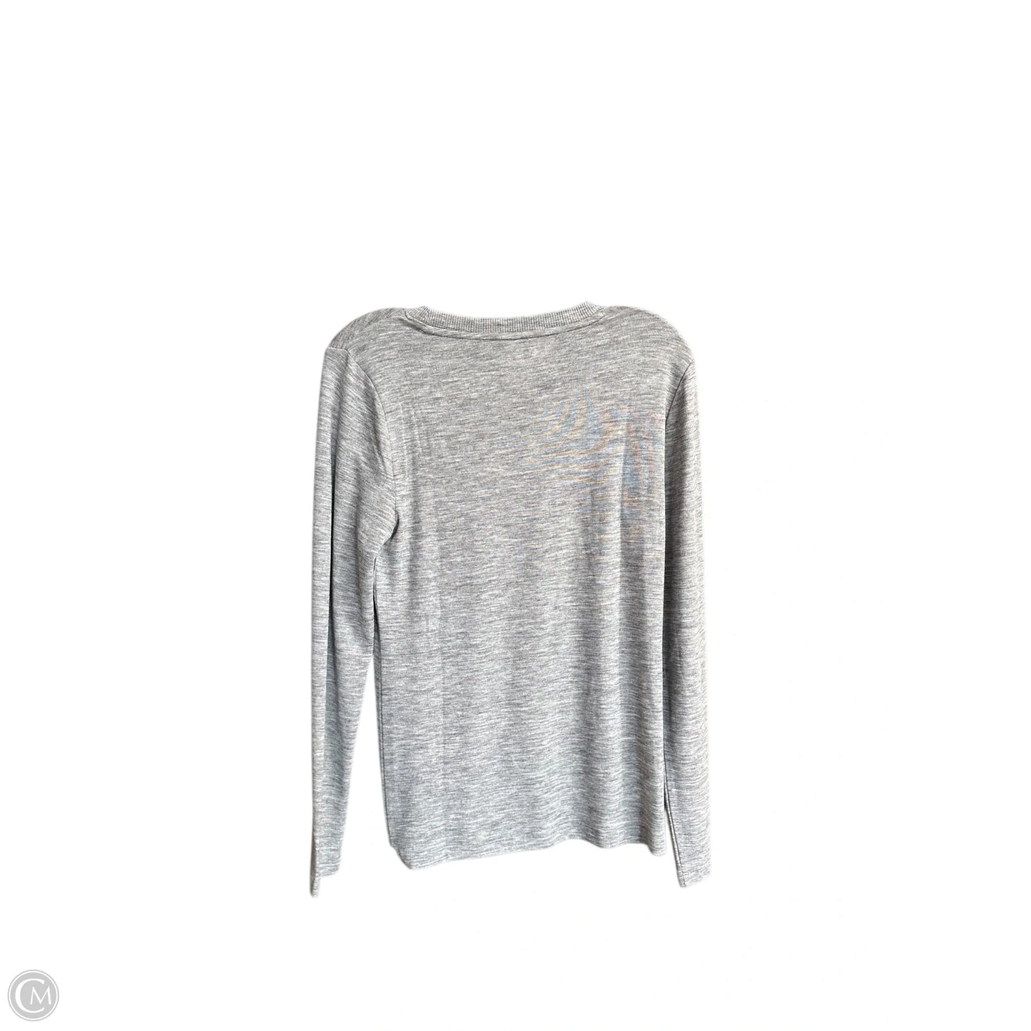 Top Long Sleeve By Loft In Grey, Size: L