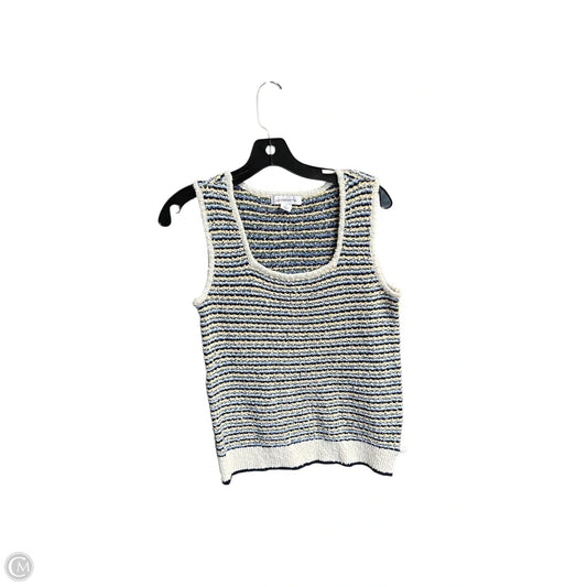 Top Sleeveless By Liz Claiborne In Striped Pattern, Size: S