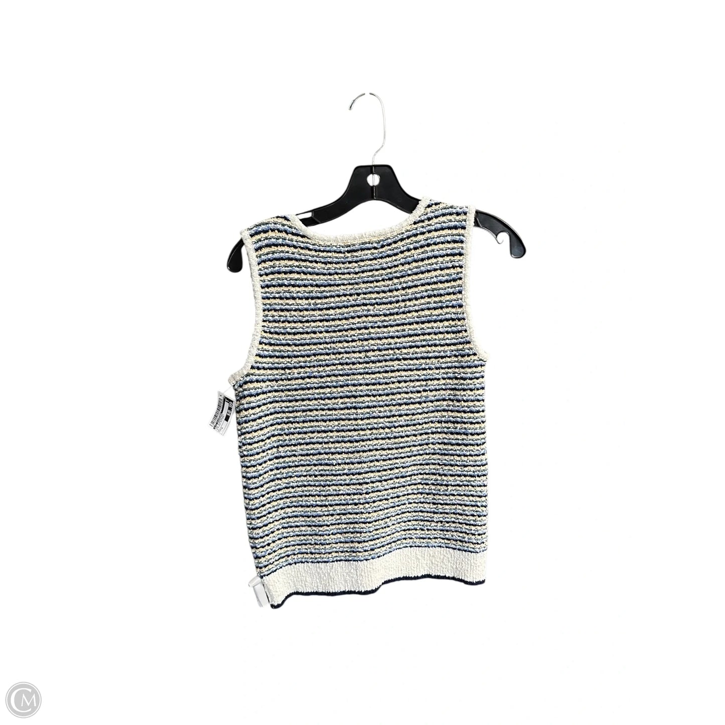 Top Sleeveless By Liz Claiborne In Striped Pattern, Size: S