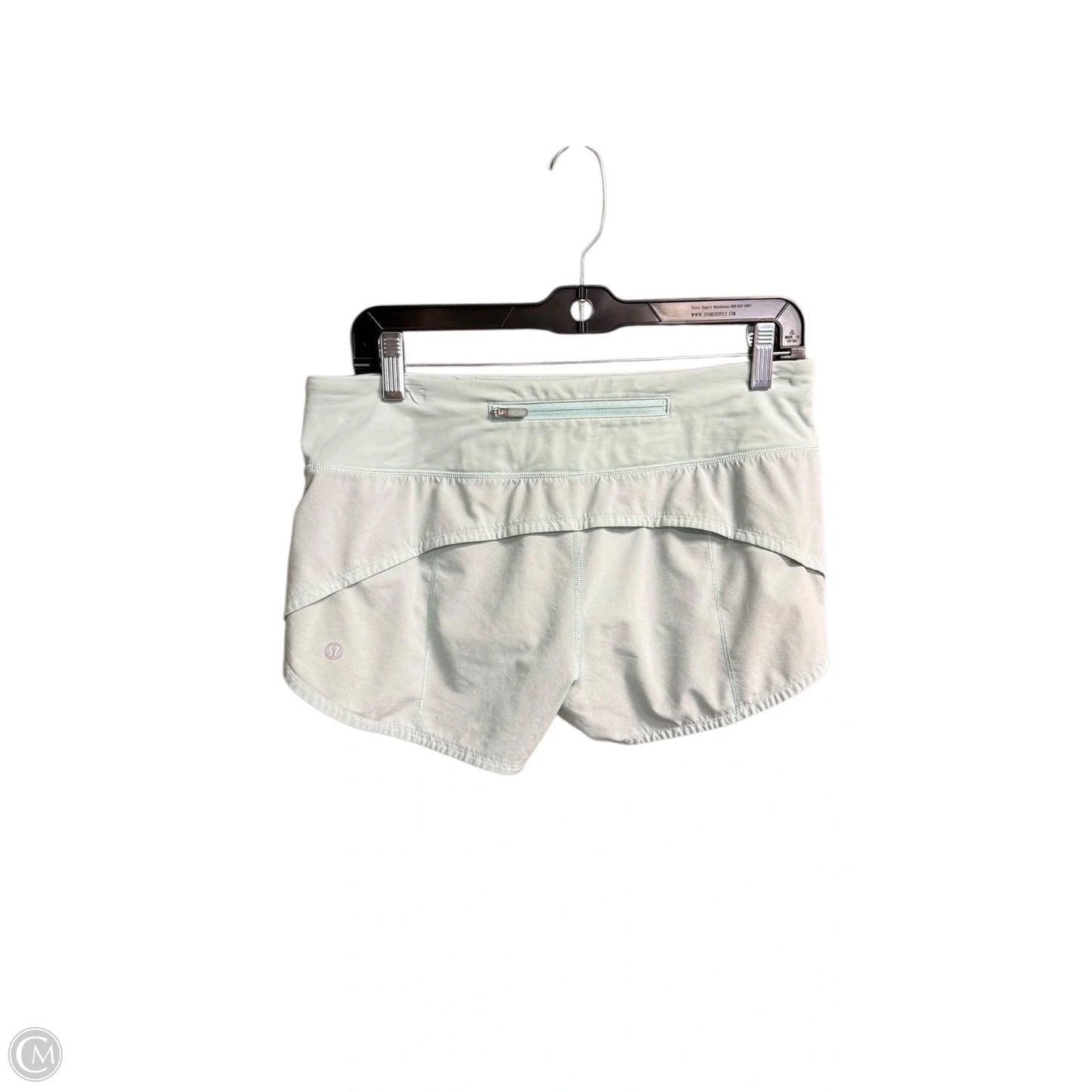 Athletic Shorts By Lululemon In Green, Size: M