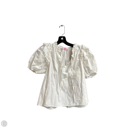 Top Short Sleeve By Buddy Love In White, Size: S