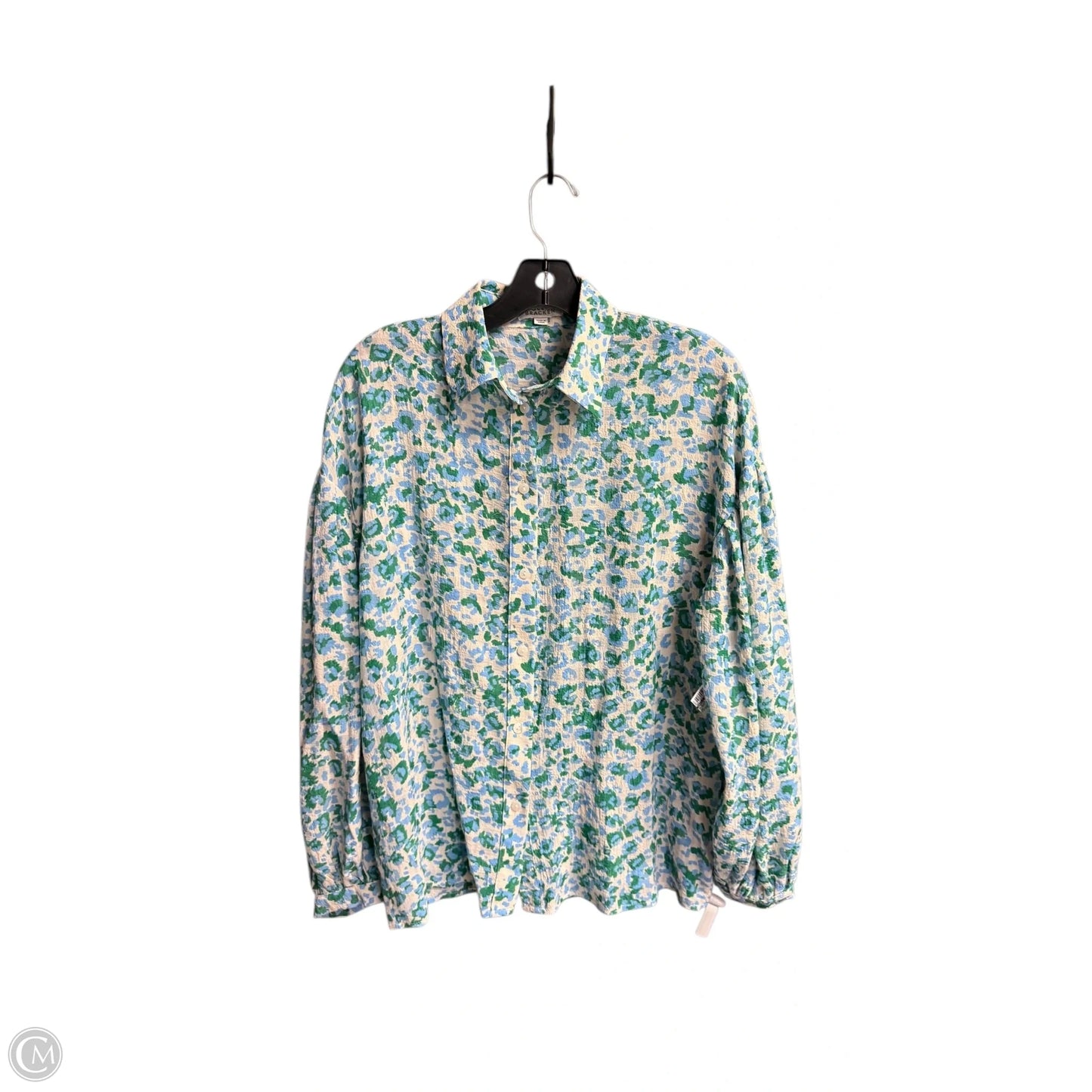 Blouse Long Sleeve By Molly Bracken In Floral Print, Size: Xs