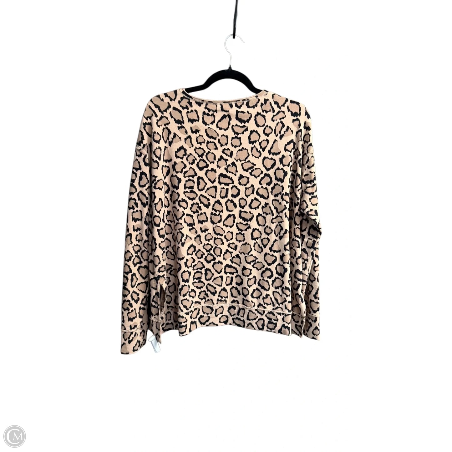 Top Long Sleeve By Clothes Mentor In Animal Print, Size: M