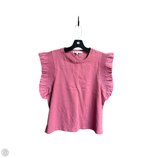 Top Sleeveless By English Factory In Pink, Size: L