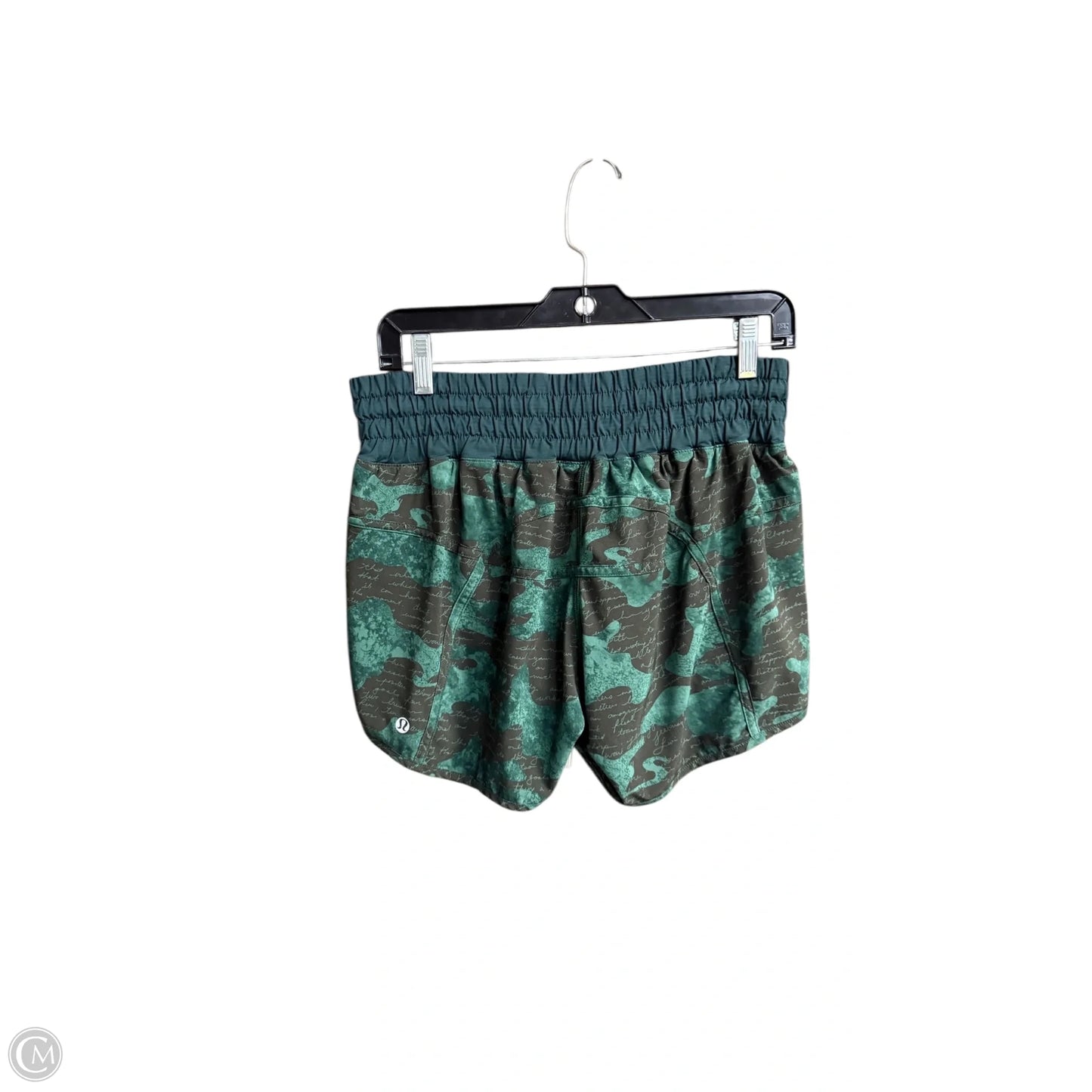 Athletic Shorts By Lululemon In Camouflage Print, Size: 10