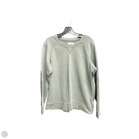 Sweatshirt Crewneck By Pact In Green, Size: L