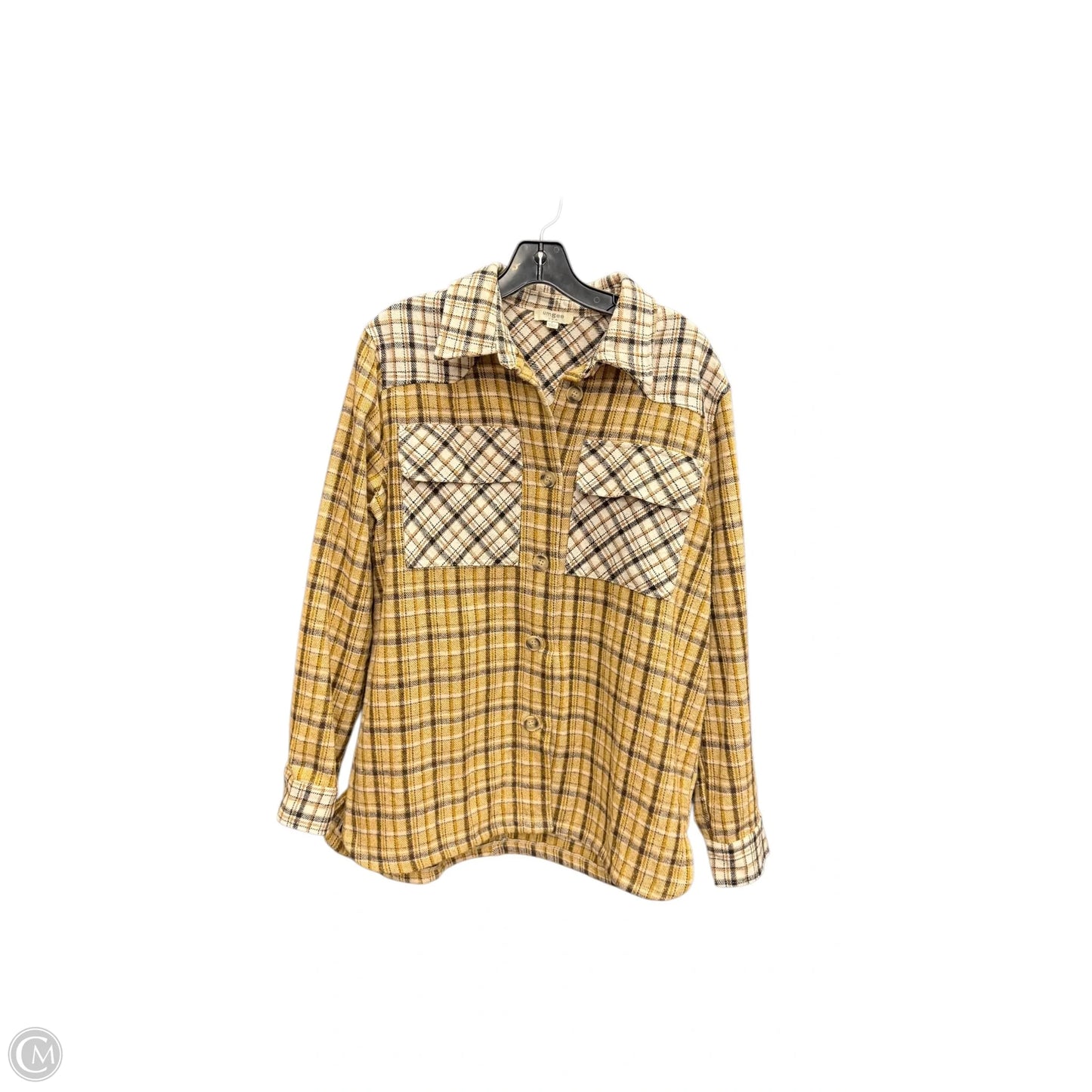 Jacket Other By Umgee In Plaid Pattern, Size: L