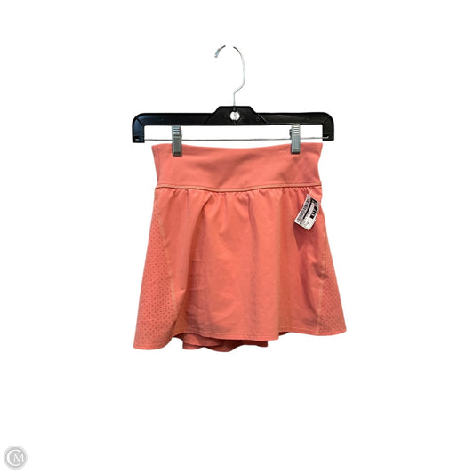 Athletic Skort By Spanx In Coral, Size: Xs