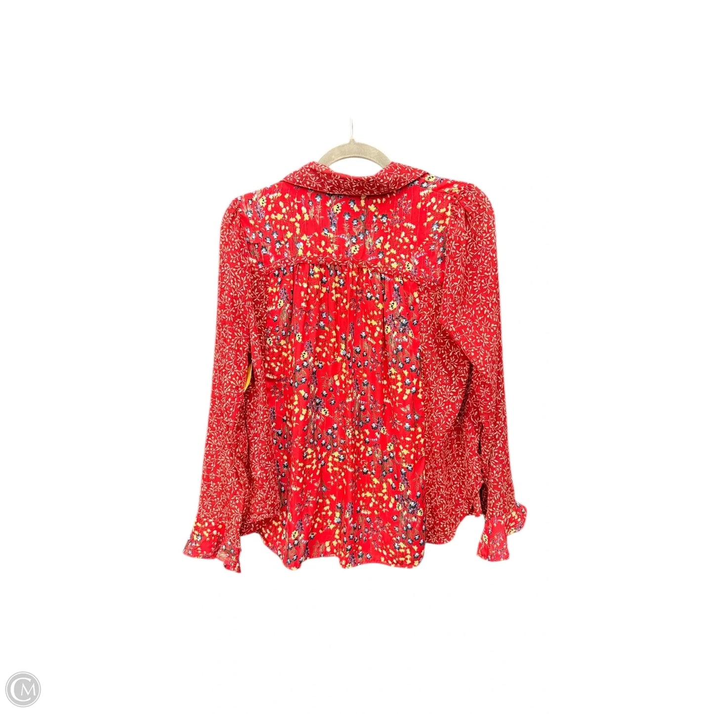 Top Long Sleeve By Umgee In Floral Print, Size: S