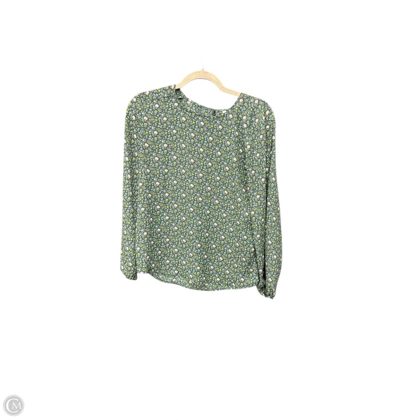 Top Long Sleeve By Loft In Floral Print, Size: Xs