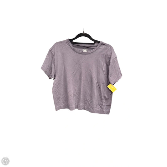 Athletic Top Short Sleeve By Athleta In Black, Size: S