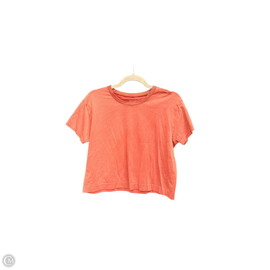 Athletic Top Short Sleeve By Athleta In Red, Size: S