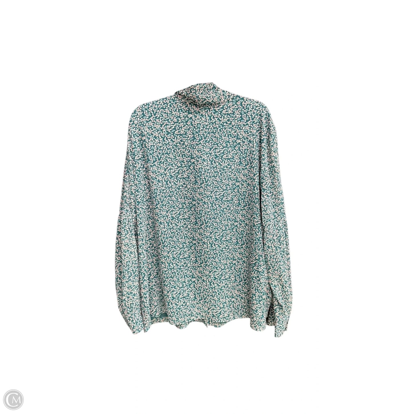 Top Long Sleeve By Loft In Green, Size: Xl