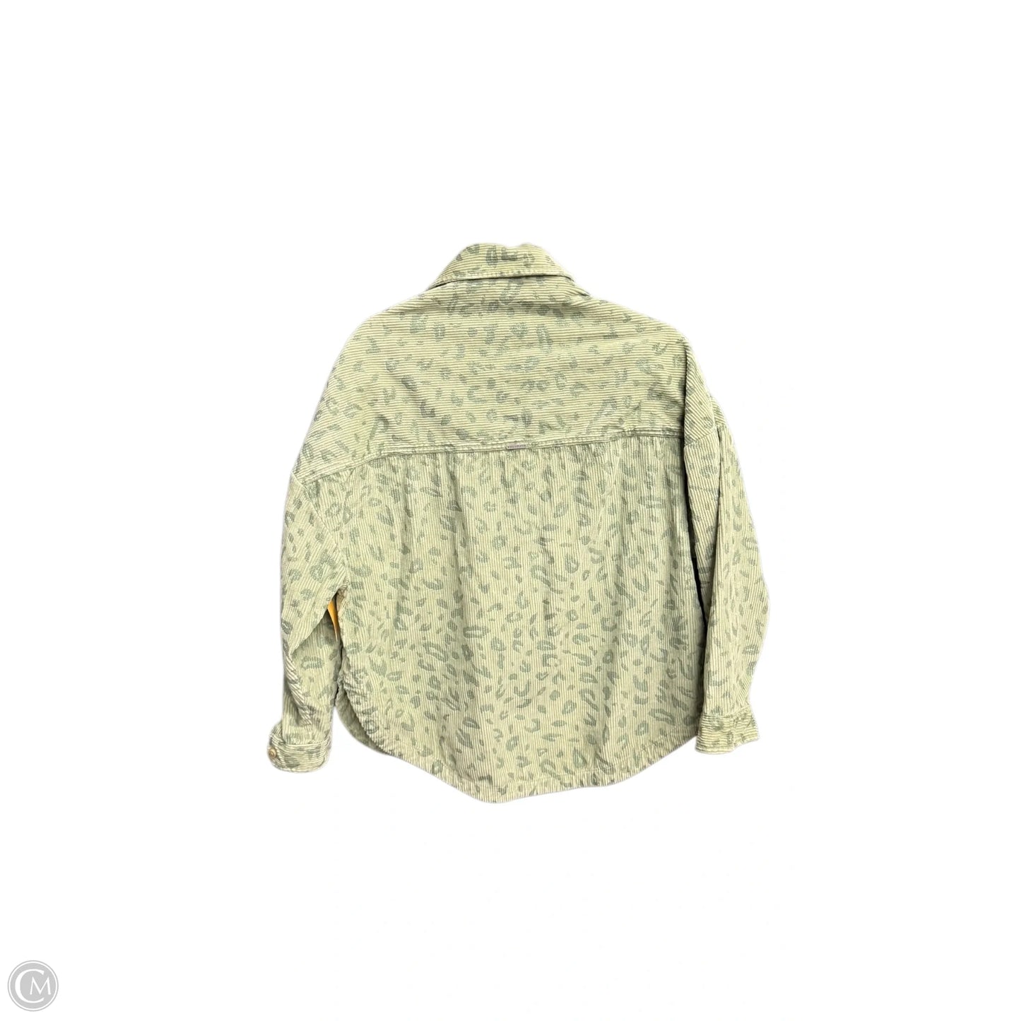 Top Long Sleeve By Billabong In Green, Size: S