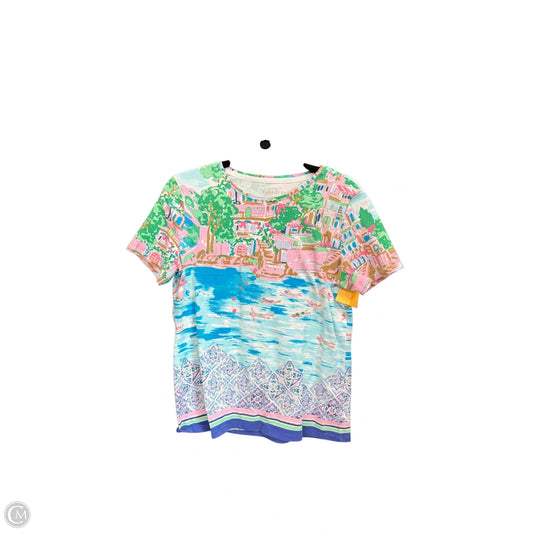 Top Short Sleeve Basic By Talbots In Multi-colored, Size: M