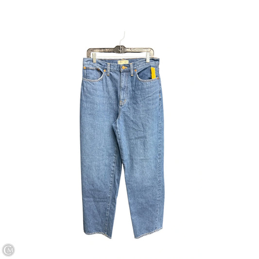Jeans Straight By Madewell In Blue Denim, Size: 6