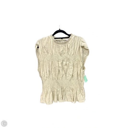 Top Sleeveless By H&m In Green, Size: M