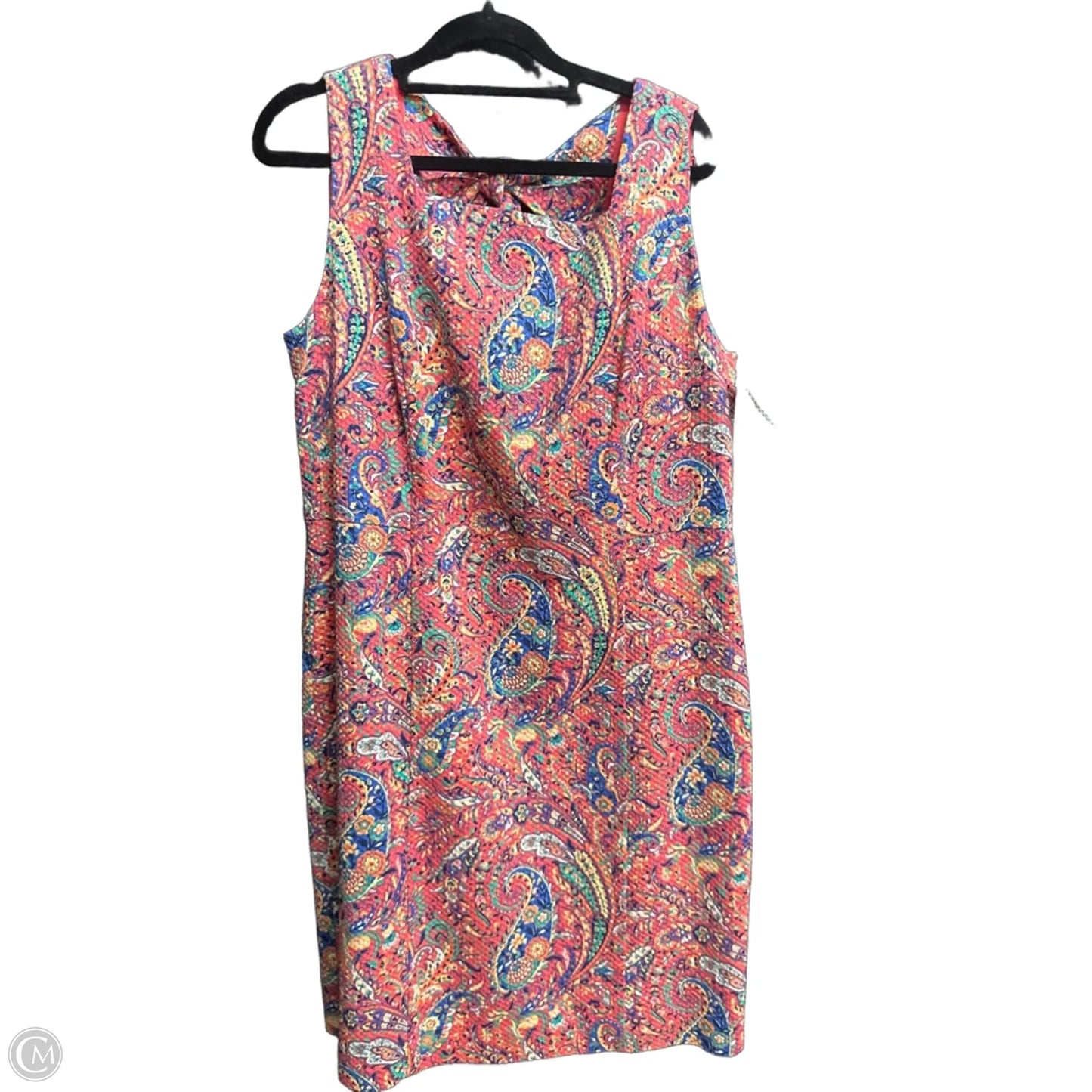 Dress Casual Midi By Talbots In Paisley Print, Size: M