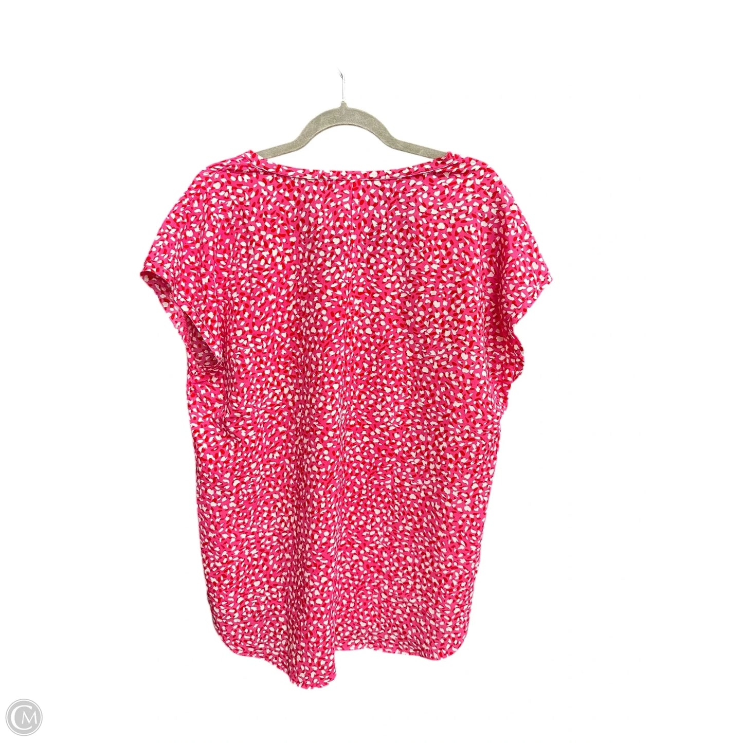 Top Short Sleeve By Jodifl In Pink & Red, Size: L
