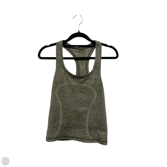 Athletic Tank Top By Lululemon In Green, Size: S
