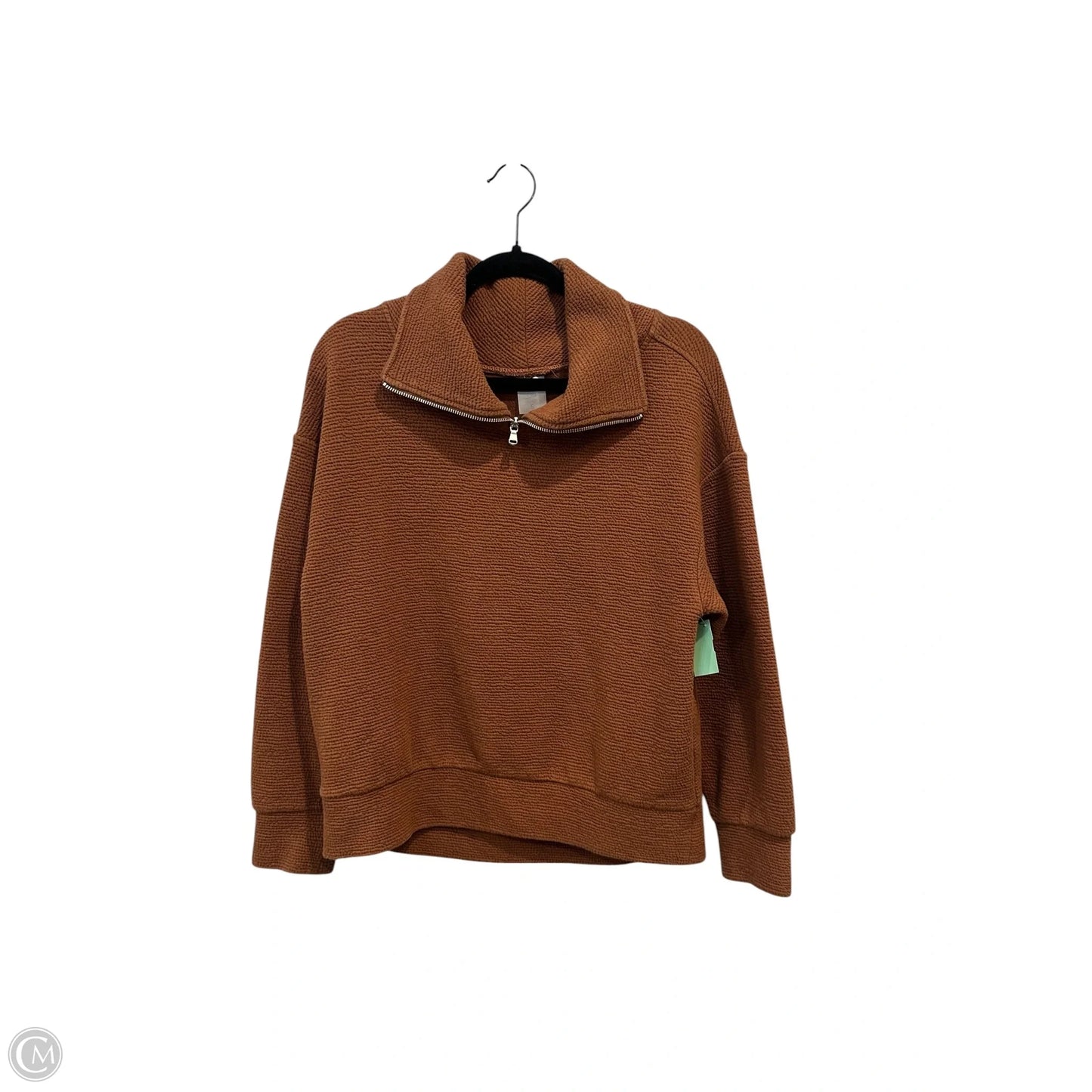 Athletic Sweatshirt Collar By Calia In Brown, Size: S