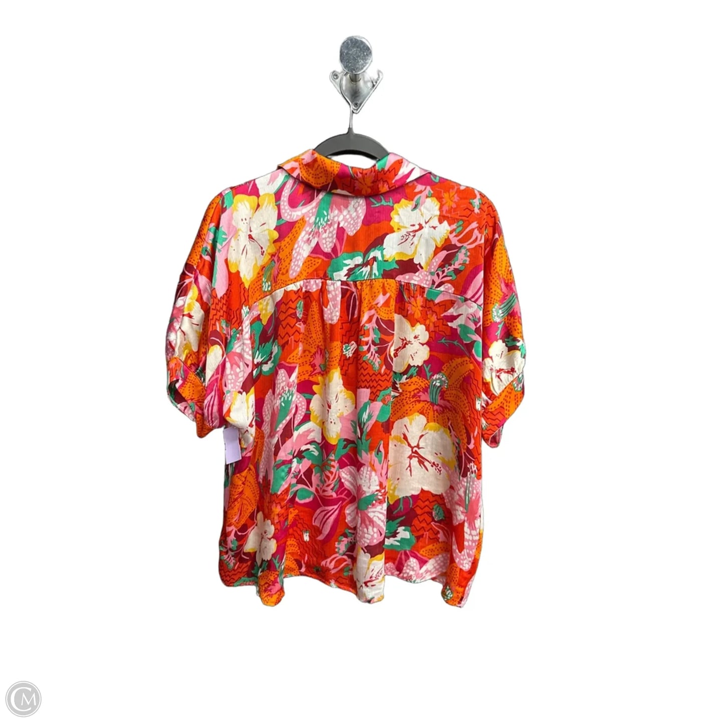 Top Short Sleeve By Jodifl In Floral Print, Size: S