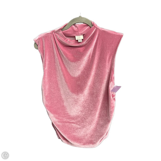 Top Sleeveless By A New Day In Pink, Size: M