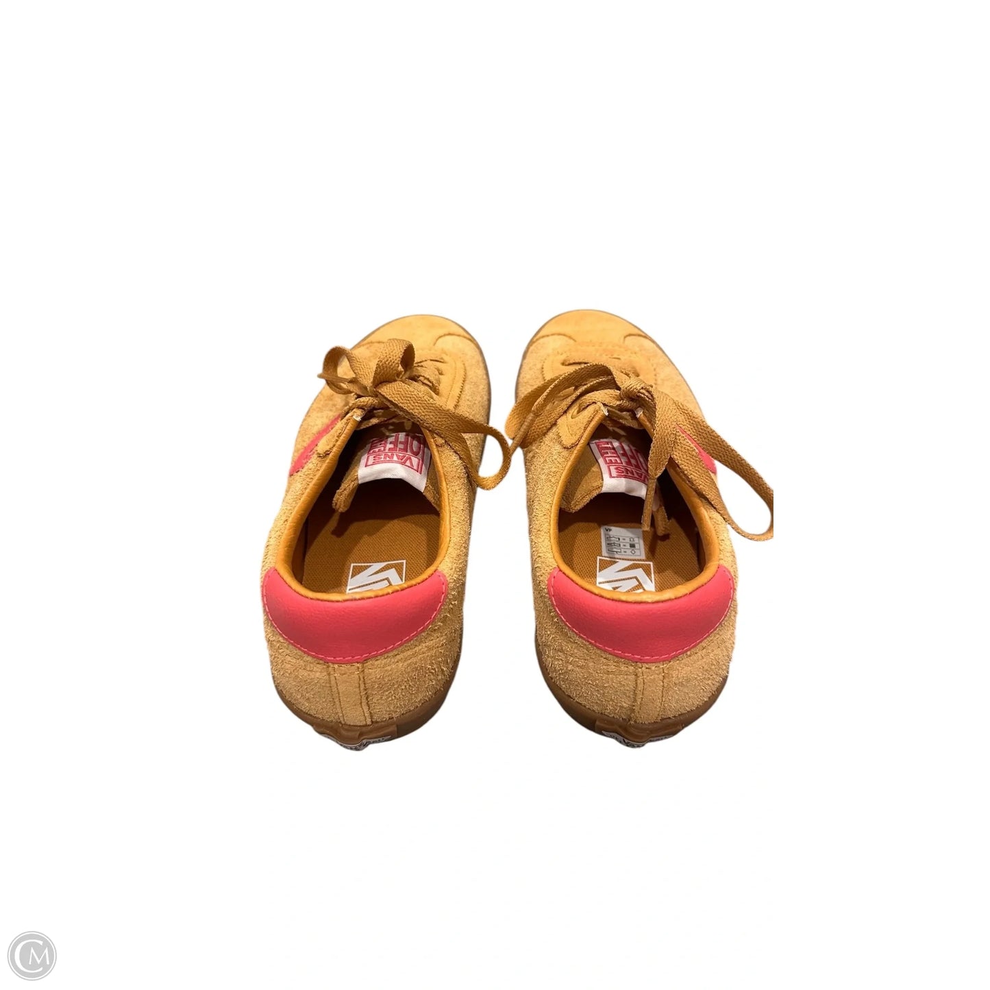 Shoes Sneakers By Vans In Yellow, Size: 8