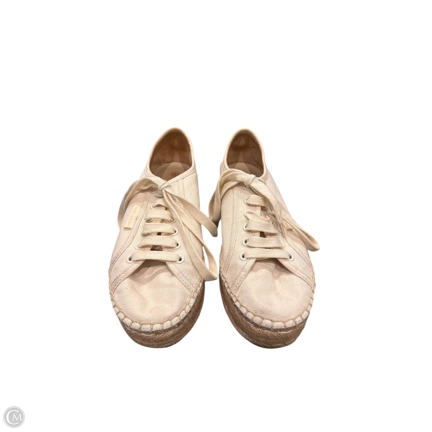Shoes Sneakers By Tory Burch In Cream, Size: 8.5