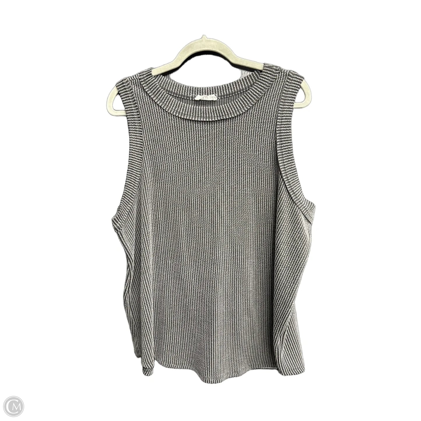 Top Sleeveless By Maurices In Grey, Size: Xl