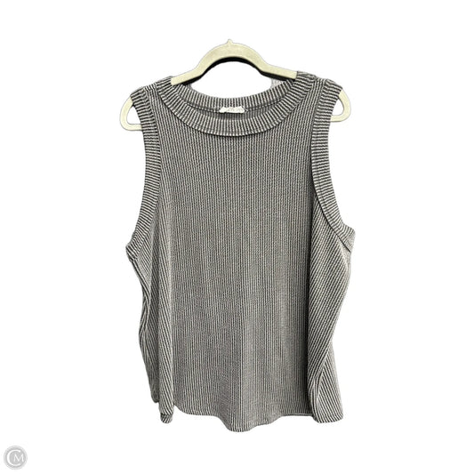 Top Sleeveless By Maurices In Grey, Size: Xl