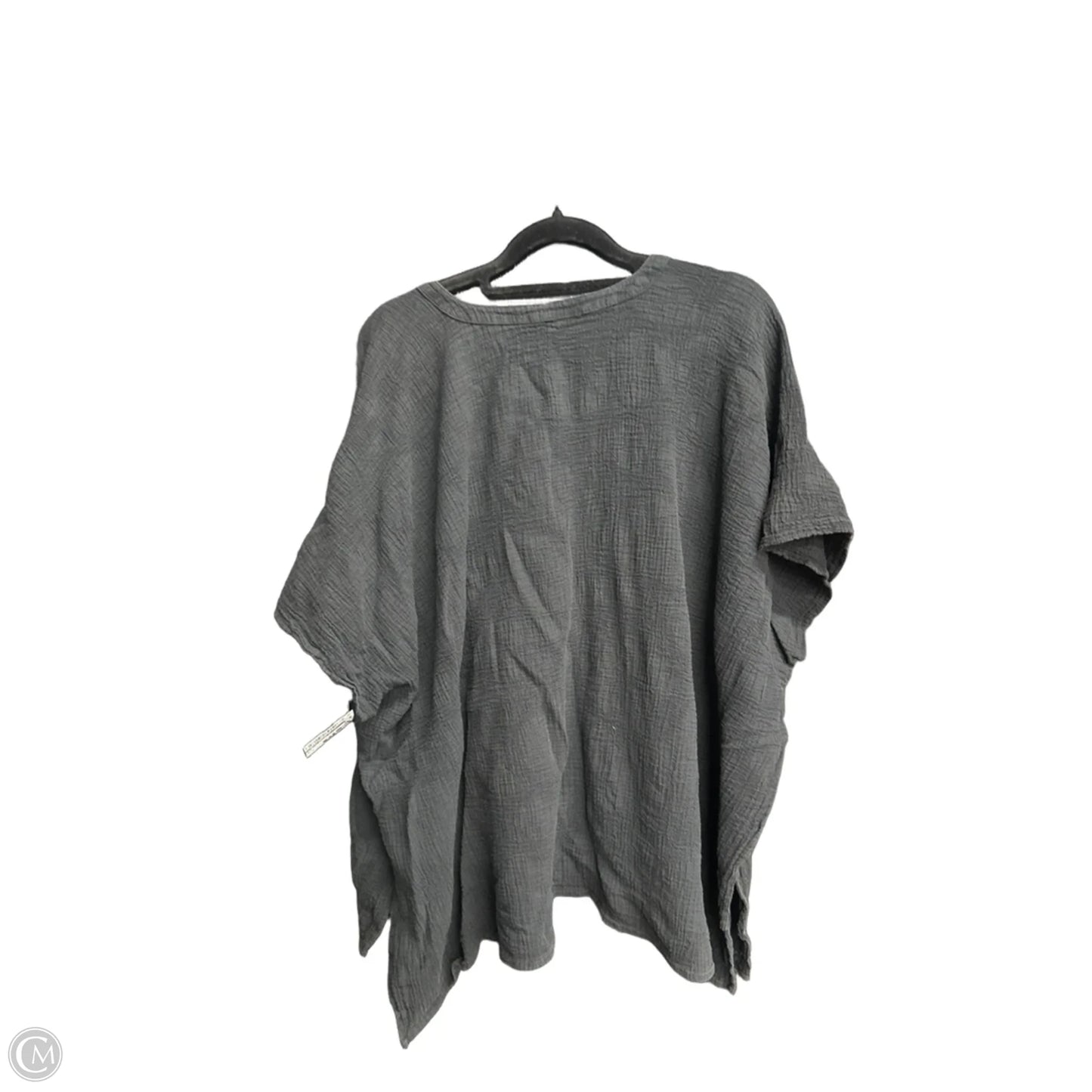 Top Short Sleeve By Banana Republic In Black, Size: S