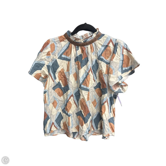 Top Short Sleeve By Thml In Multi-colored, Size: S