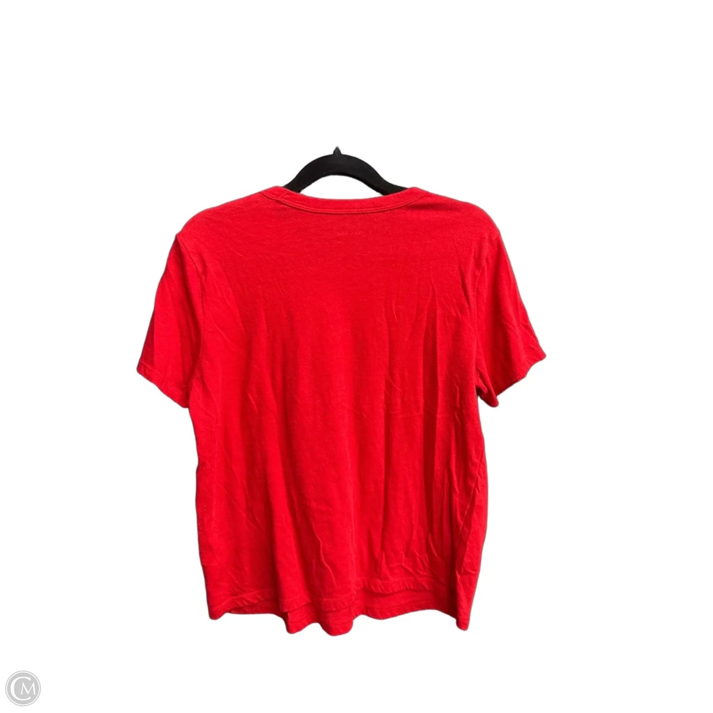 Top Short Sleeve Basic By Old Navy In Red, Size: S