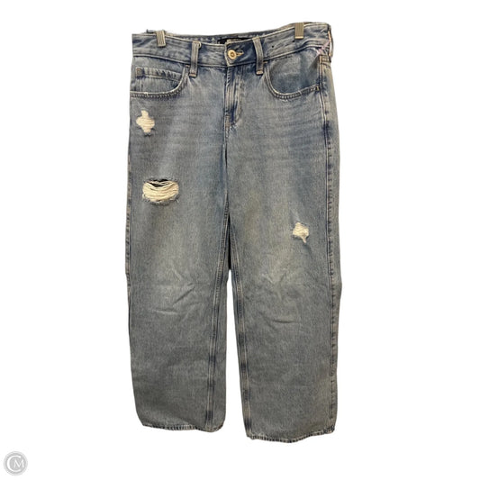 Jeans Wide Leg By Hollister In Blue Denim, Size: 2